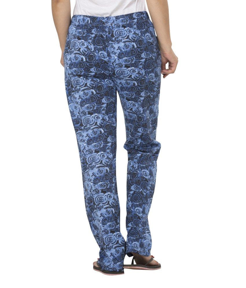 Buy La Dreamz Multi Color Cotton Pajamas Pack of 3 Online at Best