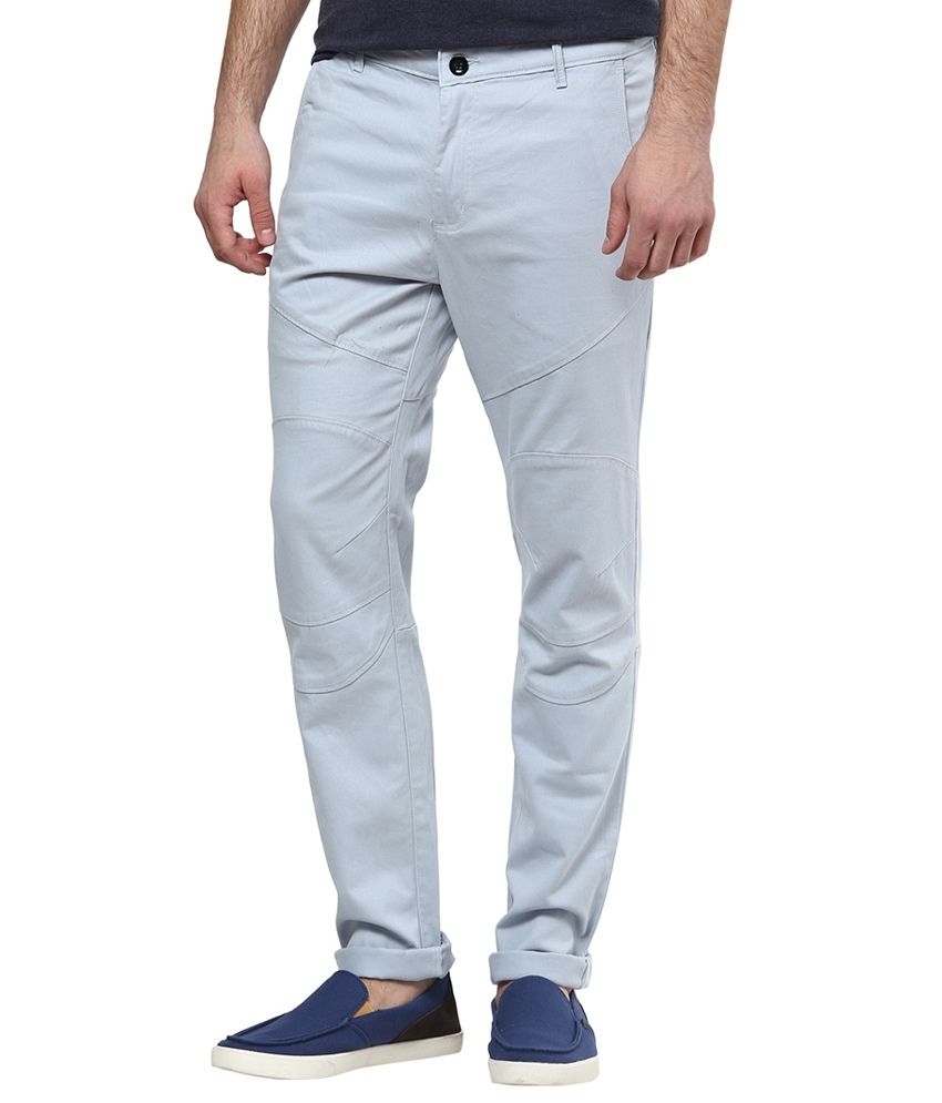 silver chinos