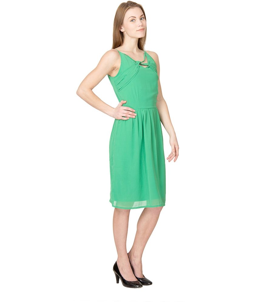 Latin Quarters Green Casual Dress - Buy Latin Quarters Green Casual ...