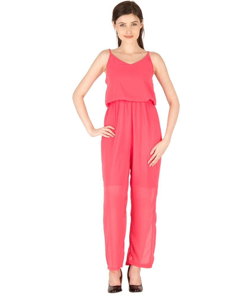 Latin Quarters Pink Casual Jumpsuits - Buy Latin Quarters Pink Casual ...