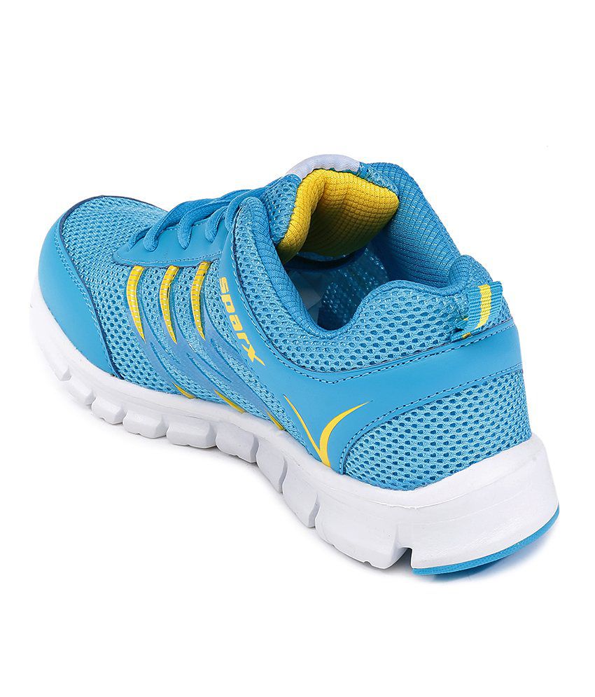 Sparx Sky Blue & White Sports Shoes Price in India- Buy Sparx Sky Blue ...