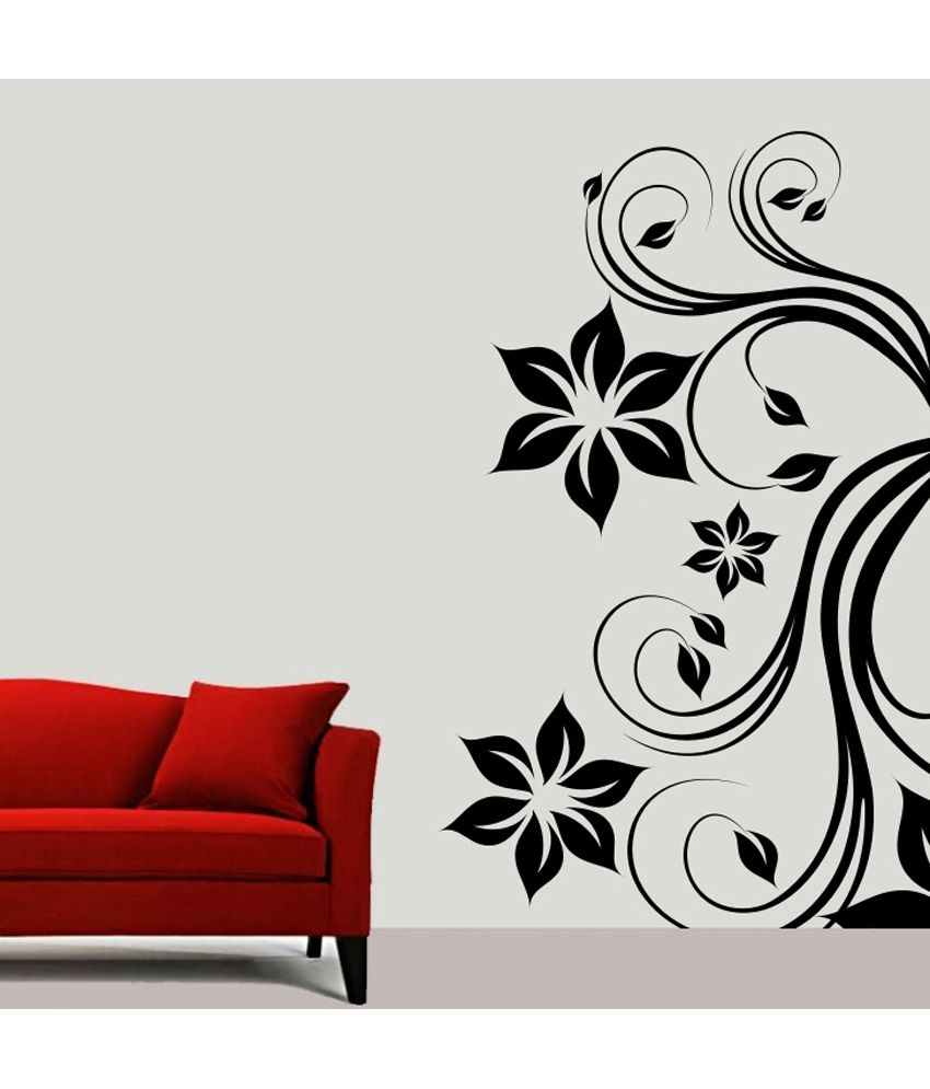 Decor Kafe Black Wall Stickers Buy Decor Kafe Black Wall Stickers Online At Best Prices In