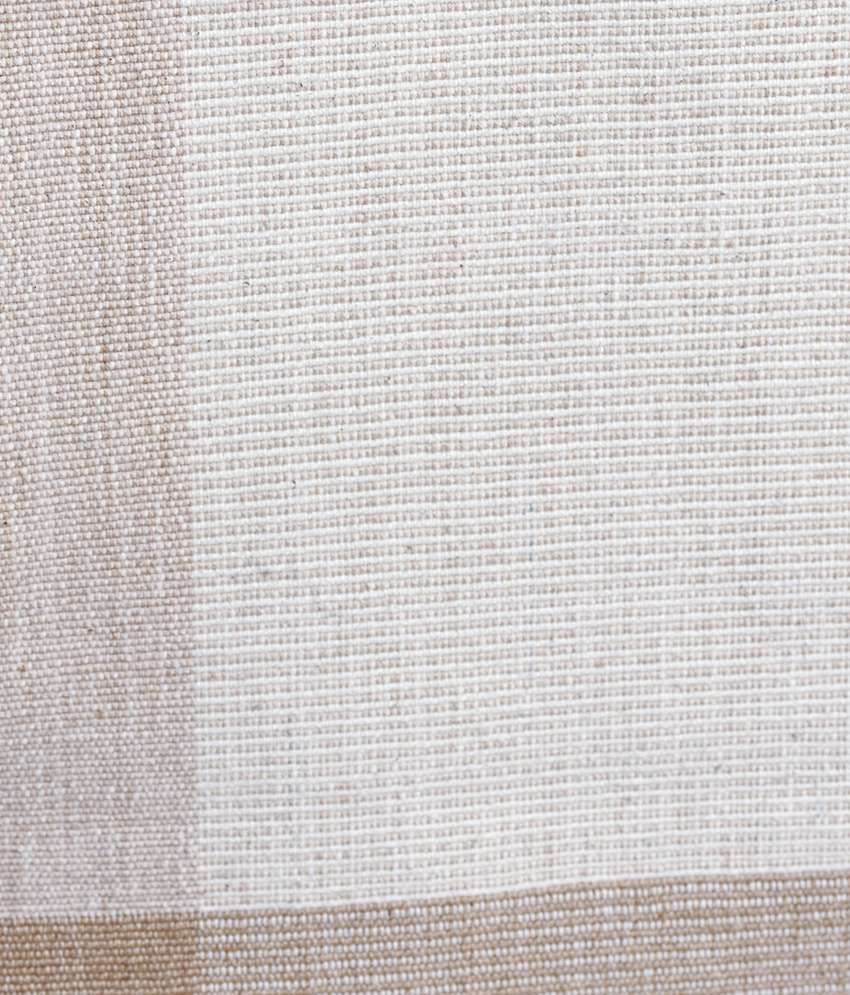 Fabindia Beige Contemporary Cotton Woven Razia Table Runner Buy