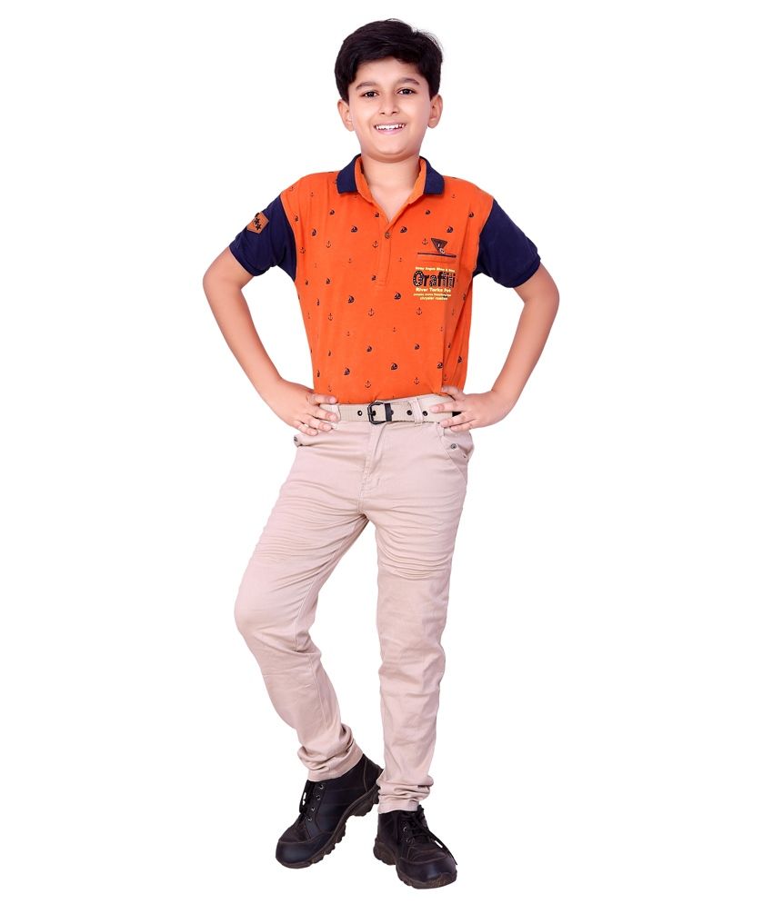 boys jeans pant and shirt