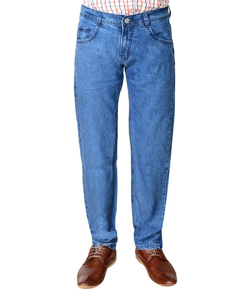 blue cotton jeans