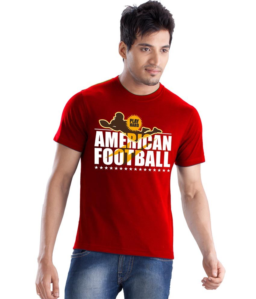 Dollar Force Red Cotton Half Sleeves 