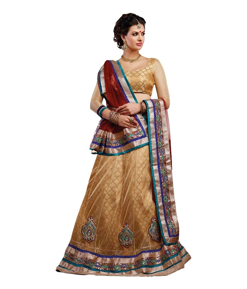 brocket lehenga choli