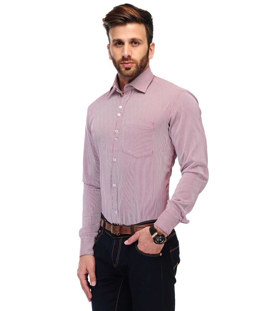 Edjoe Purple Cotton Checks Partywear Shirt - Buy Edjoe Purple Cotton ...