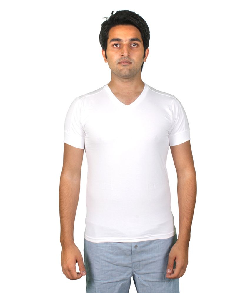 Levi's White Cotton V-Neck T-Shirt - Buy Levi's White Cotton V-Neck T ...