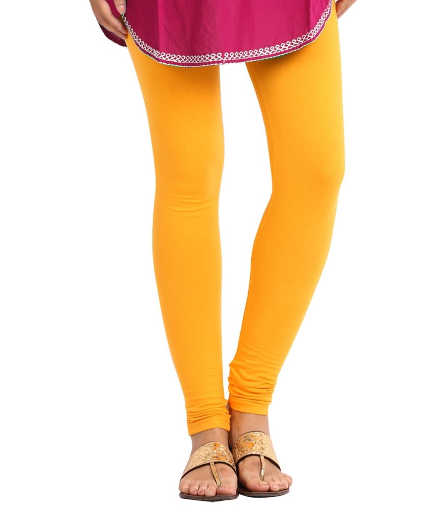 MF Yellow Cotton Leggings Price in India Buy MF Yellow Cotton