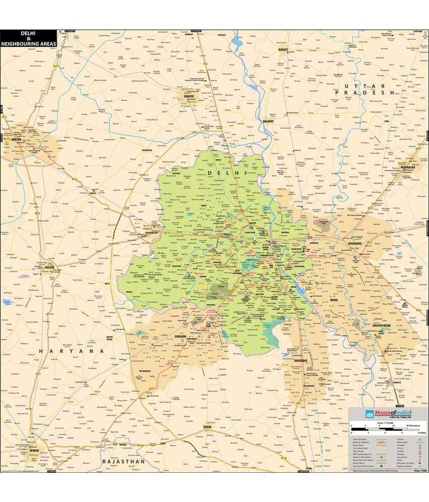 Maps Of India Delhi NCR SDL853449031 1 E4732 