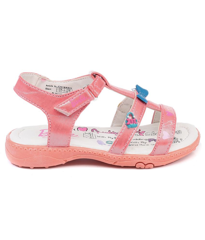 Barbie Pink Sandals For Kids Price in India- Buy Barbie Pink Sandals ...