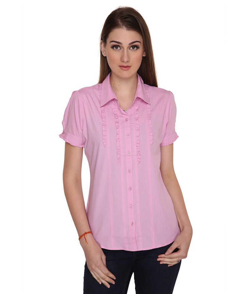 Buy Bombay High Pink Cotton Shirt Online at Best Prices in India - Snapdeal