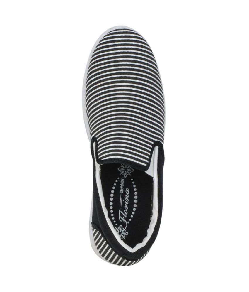 Action Black Jeans Flat Shoes For Women Price in India- Buy Action ...