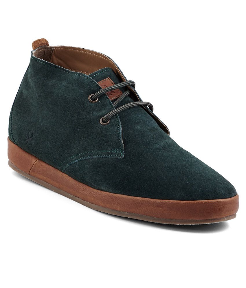 United Colors of Benetton Green Casual Shoes - Buy United Colors of ...