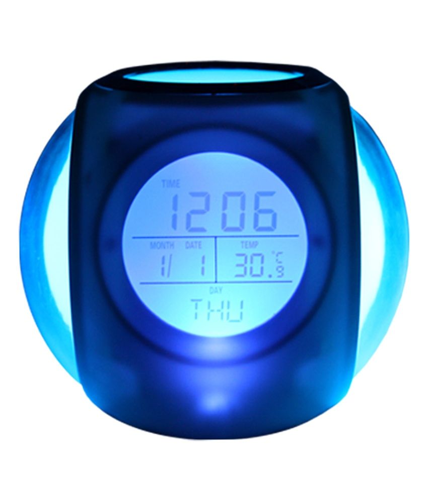 Digital Alarm Table Clock Pen Holder Stand Buy Online at Best Price in