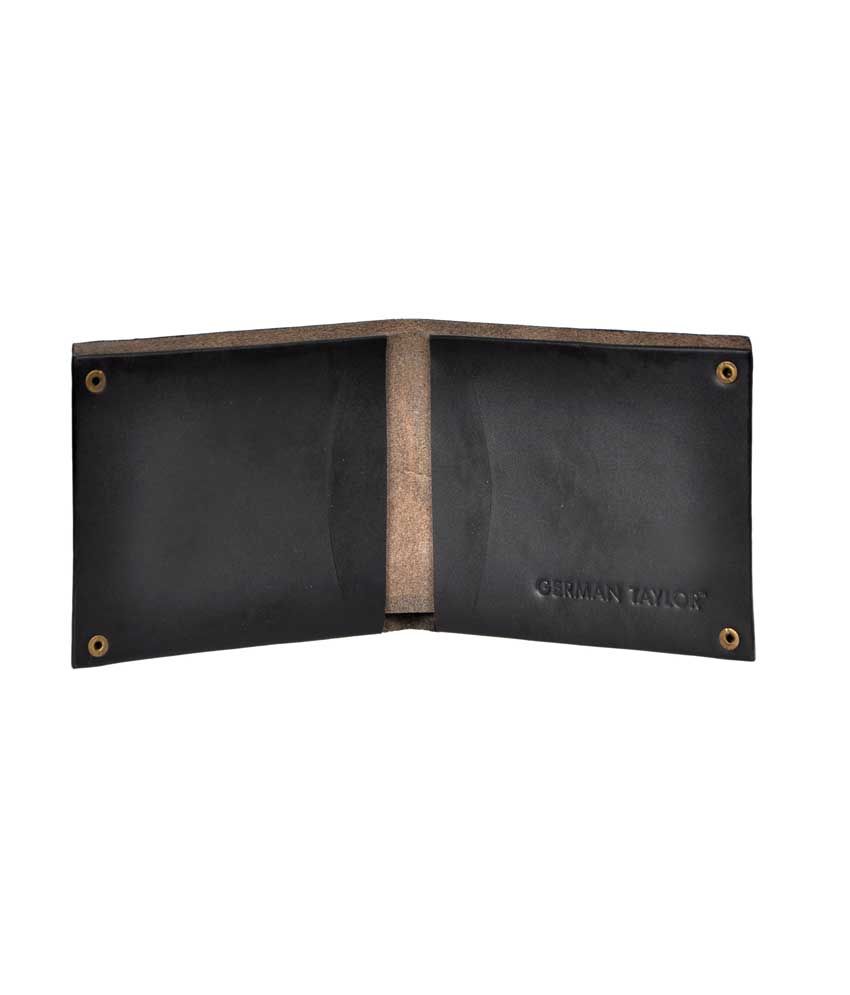 German Taylor Royal Black Formal Wallet For Men: Buy Online at Low ...