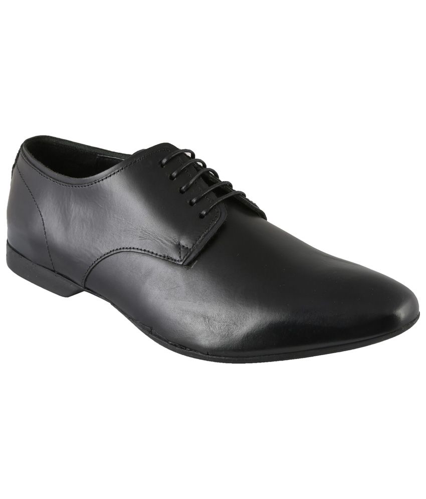 Leder Warren Black Formal Shoes Price in India Buy Leder Warren Black