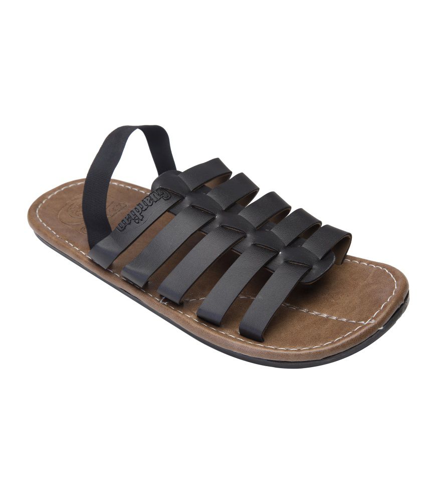 Shoes Hut Black Daily Slippers Price in India- Buy Shoes Hut Black ...