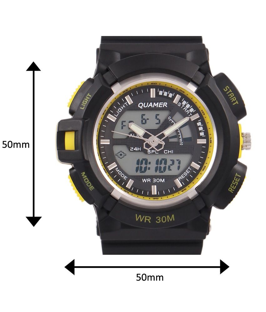 Quamer Dual Time Multifuntion Men's Sports Watch Buy Quamer Dual