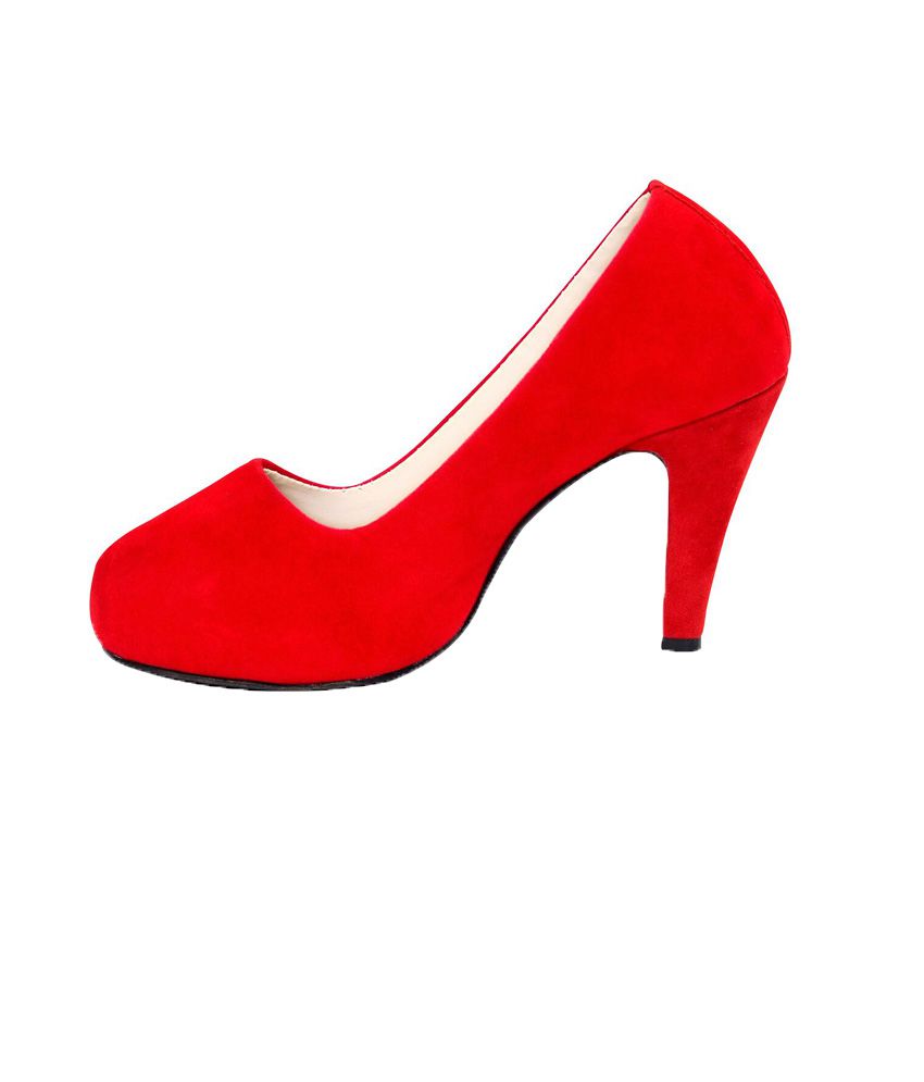 Sam Stefy Red Stiletto Heels Price in India- Buy Sam Stefy Red ...