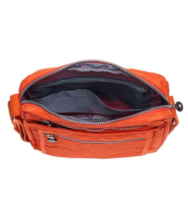 Scoopstreet Orange Sling Bag Buy Scoopstreet Orange Sling Bag Online