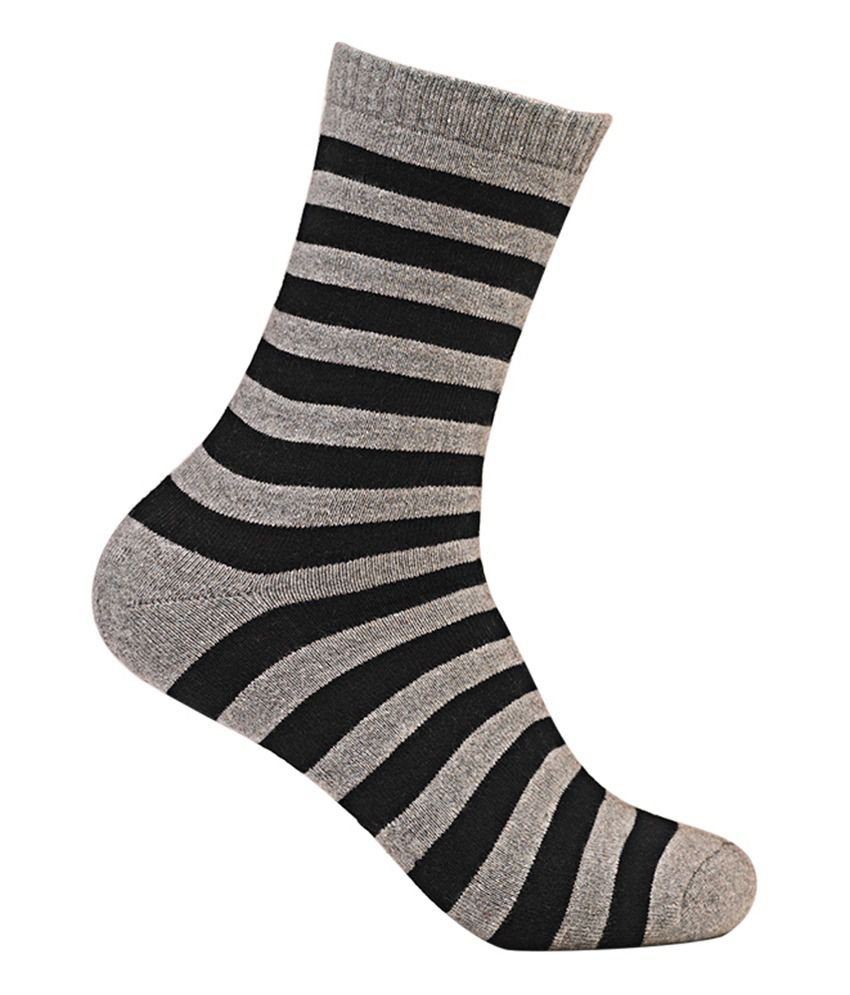 Supersox Men's Sports Stripes Terry Combed Cotton Full Length Socks - 3 ...