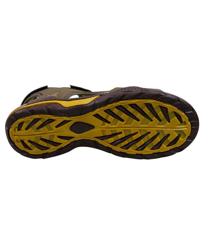 Campus Brown Synthetic Leather Velcro Sandals Price in India- Buy Campus Brown Synthetic Leather 