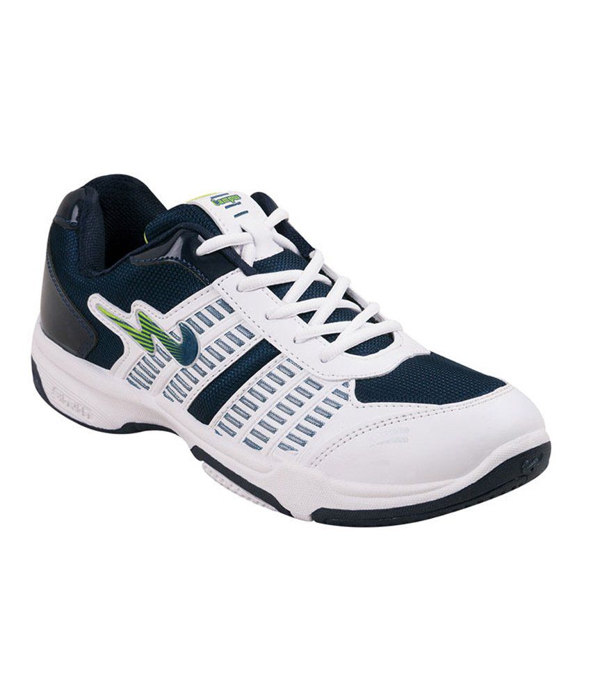 Campus White Synthetic Leather Lace Sport Shoes - Buy Campus White ...