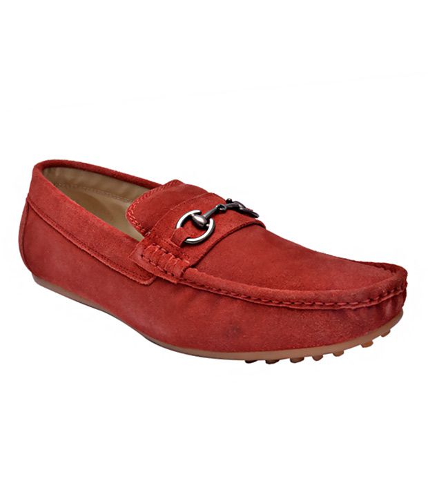 Hirel'S Red Loafers - Buy Hirel'S Red Loafers Online at Best Prices in ...