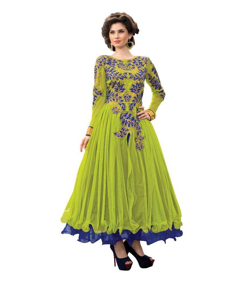 multicolour anarkali suit