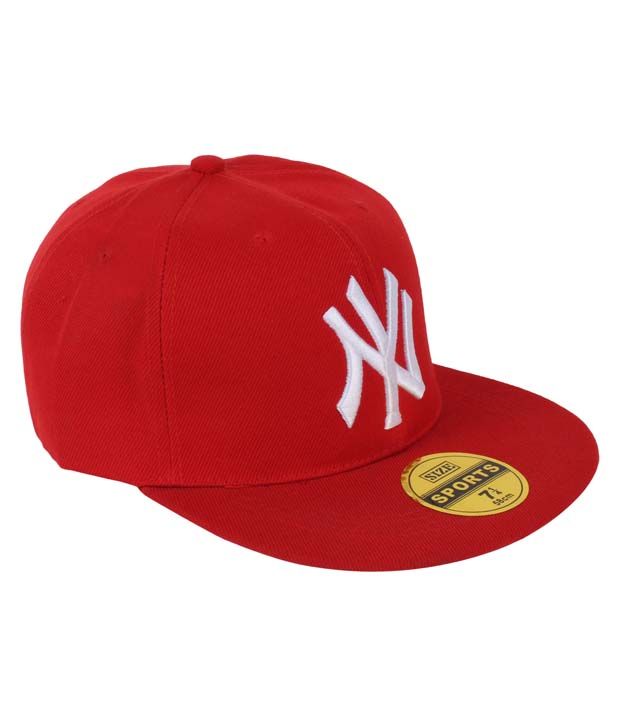 red hip hop cap