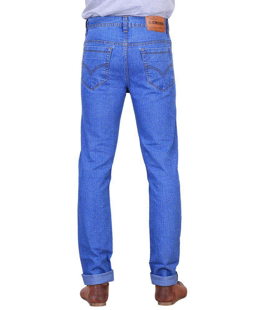 X-Cross Classy Blue Jeans For Men - Buy X-Cross Classy Blue Jeans For ...