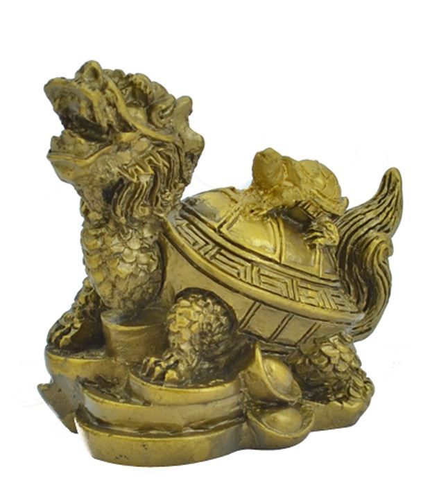     			Kriti Creations Feng Shui Dragon Tortoise With Baby