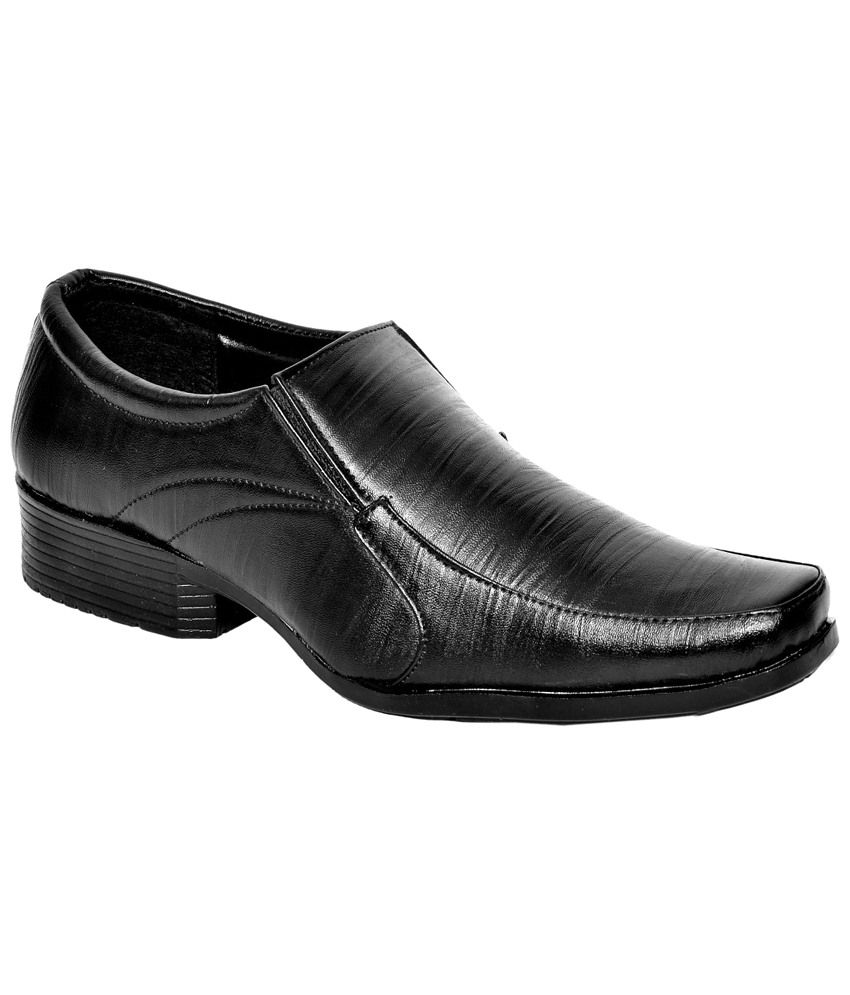 Shooz Black Synthetic Leather Formal Shoes Price in India- Buy Shooz ...