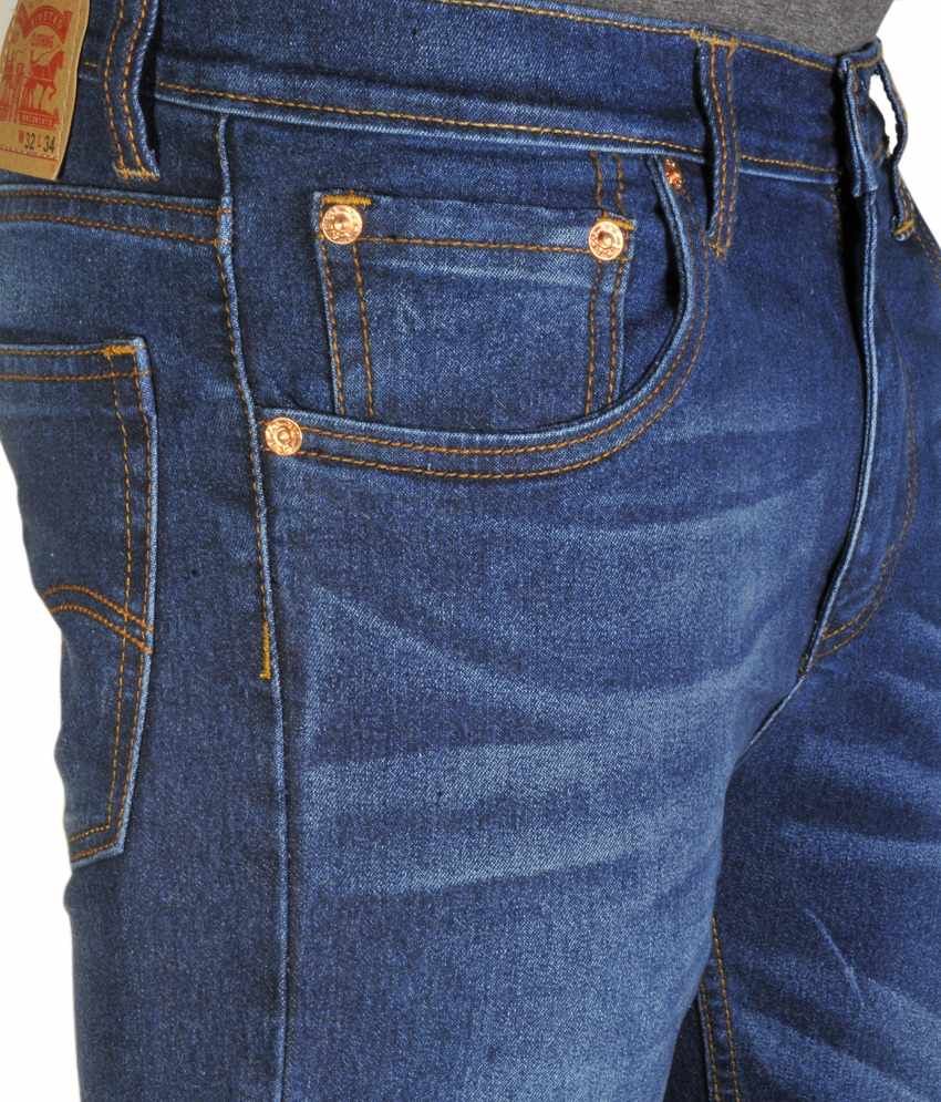 levis royal blue jeans