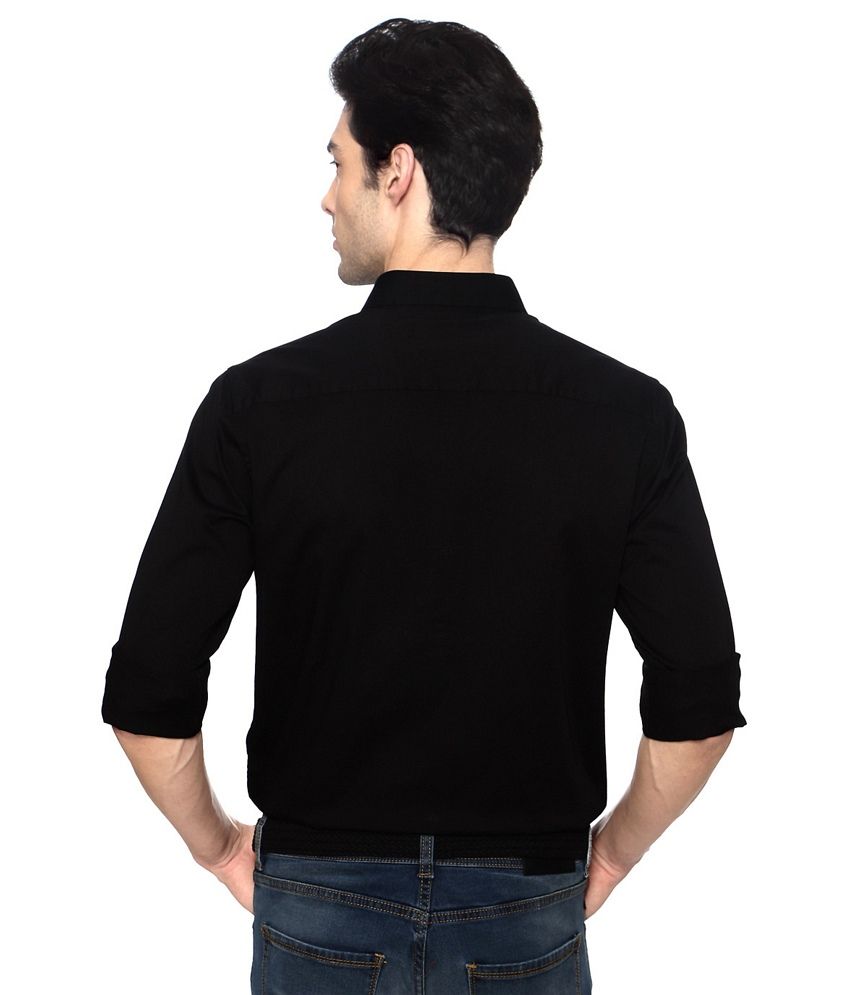 allen solly black shirt price