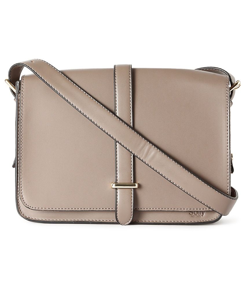 Allen Solly Grey Casual Sling Bag - Buy Allen Solly Grey Casual Sling ...