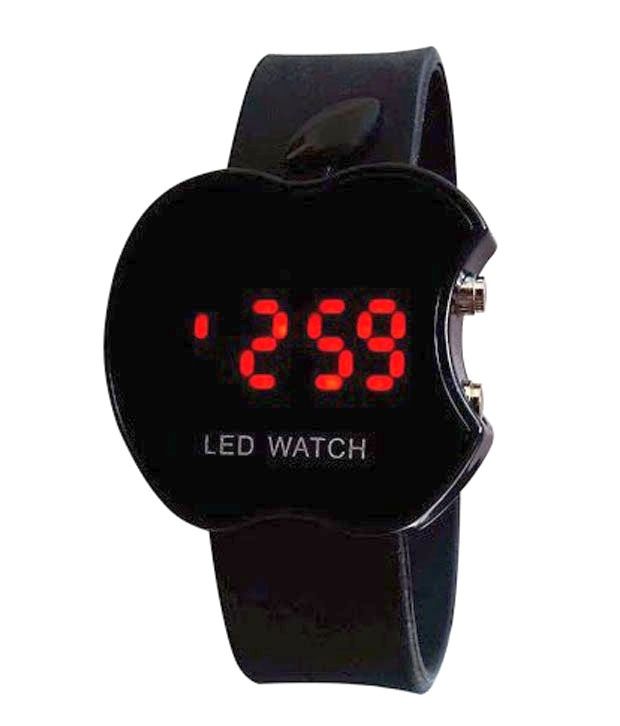 Trendy Black Digital Casual Automatic Watch For Kids Price