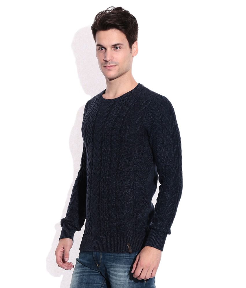 Celio Black V-Neck Sweater - Buy Celio Black V-Neck Sweater Online at ...