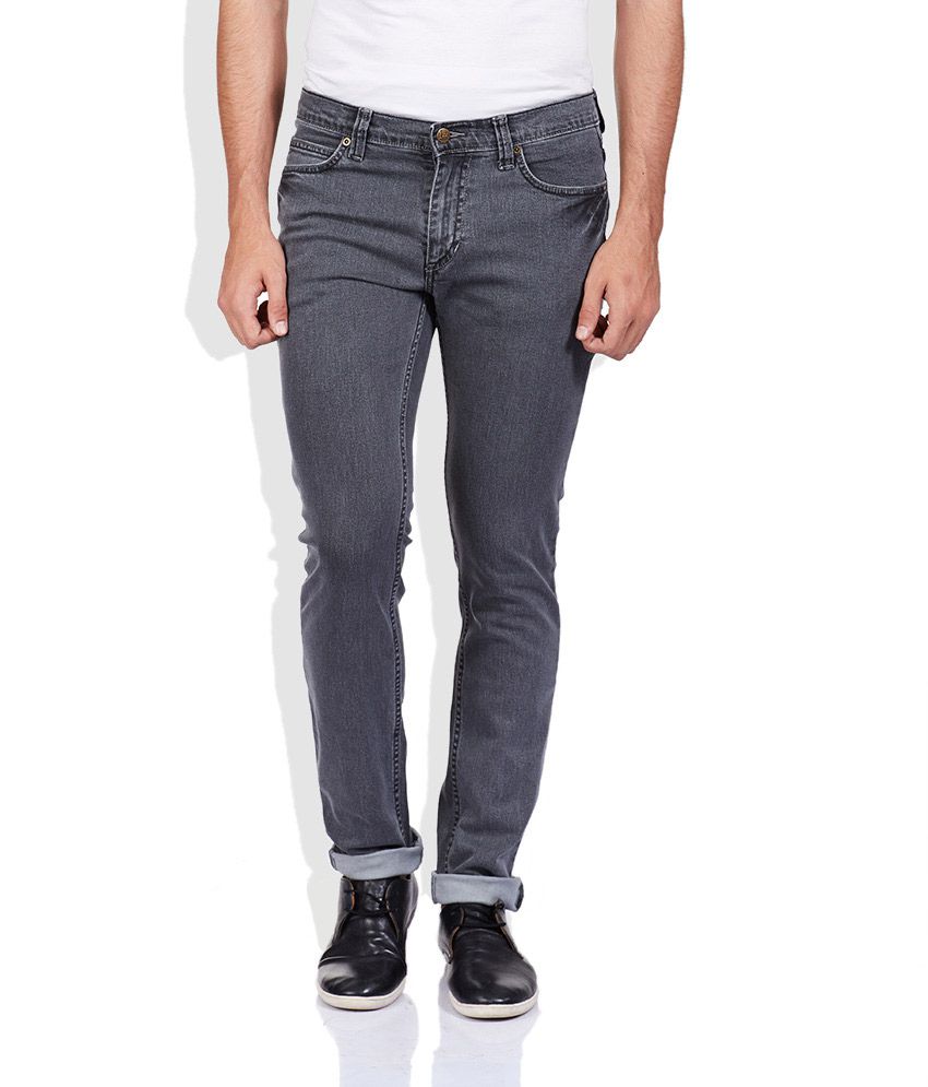 Lee Gray Skinny Fit Jeans - Buy Lee Gray Skinny Fit Jeans Online at ...