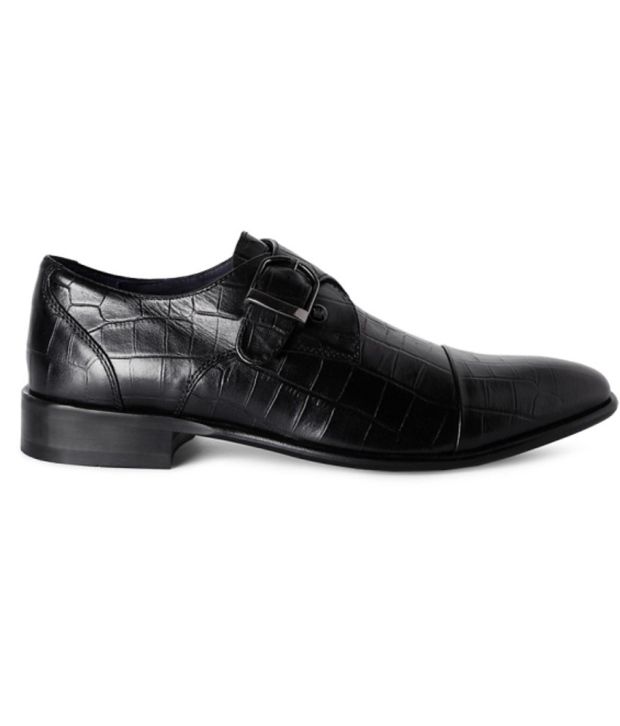 louis philippe black shoes