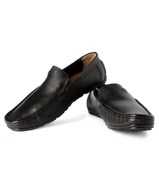Louis Philippe Black Loafers - Buy Louis Philippe Black Loafers Online at Best Prices in India ...