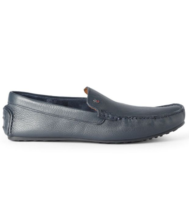 Louis Philippe Blue Loafers - Buy Louis 