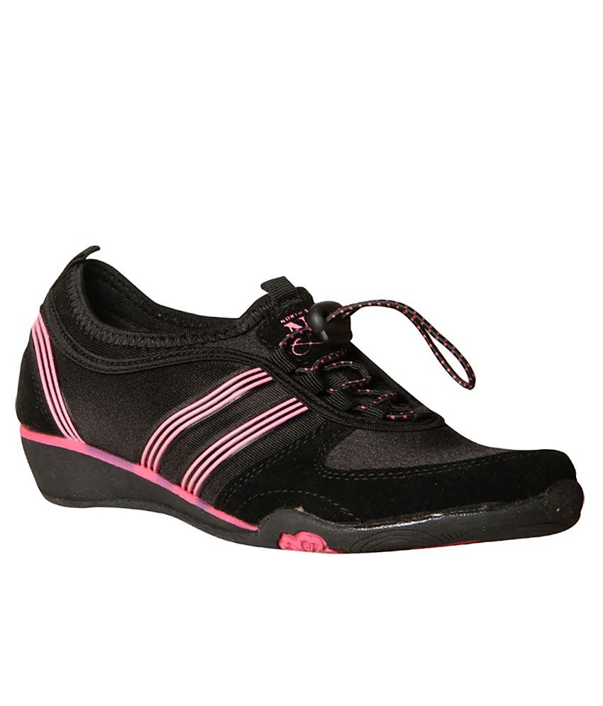 North Star Black Colour Women Casual Shoes Price in India- Buy North ...