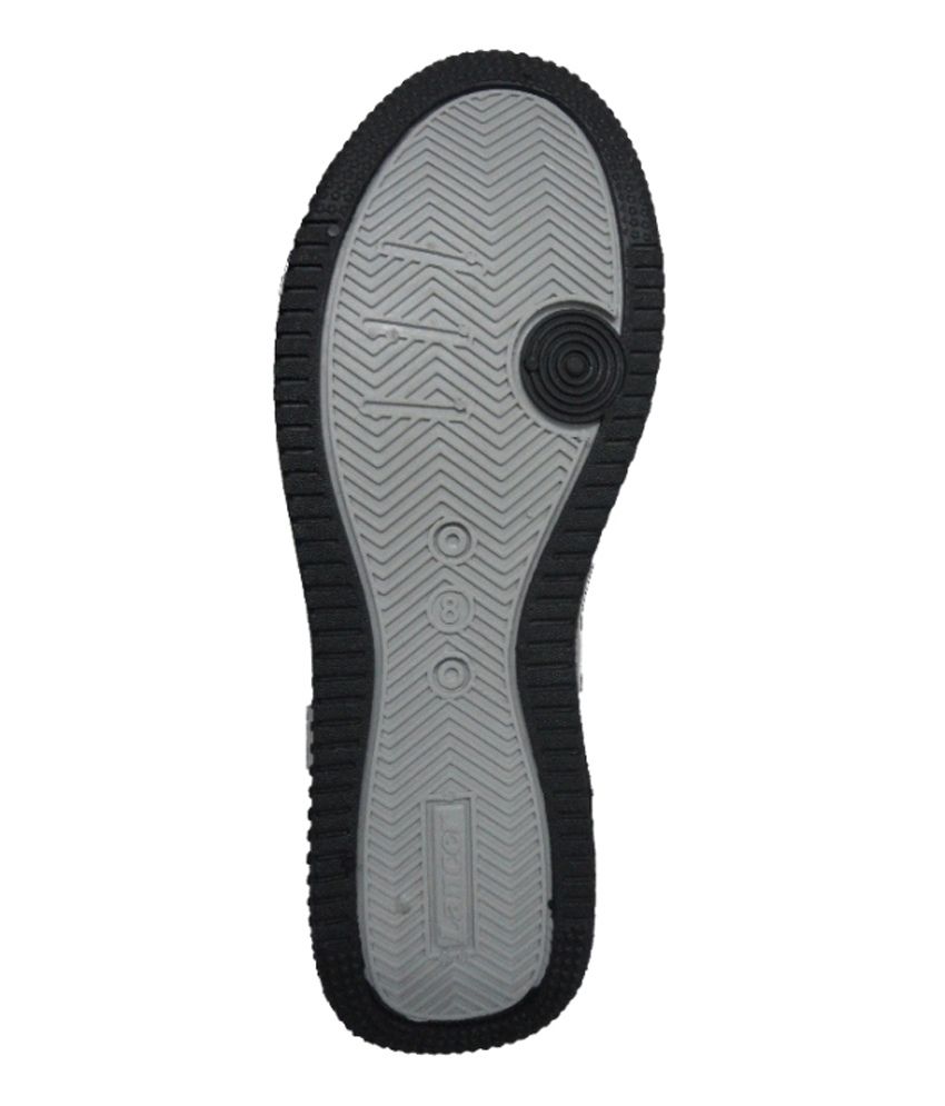 leather sports shoes black