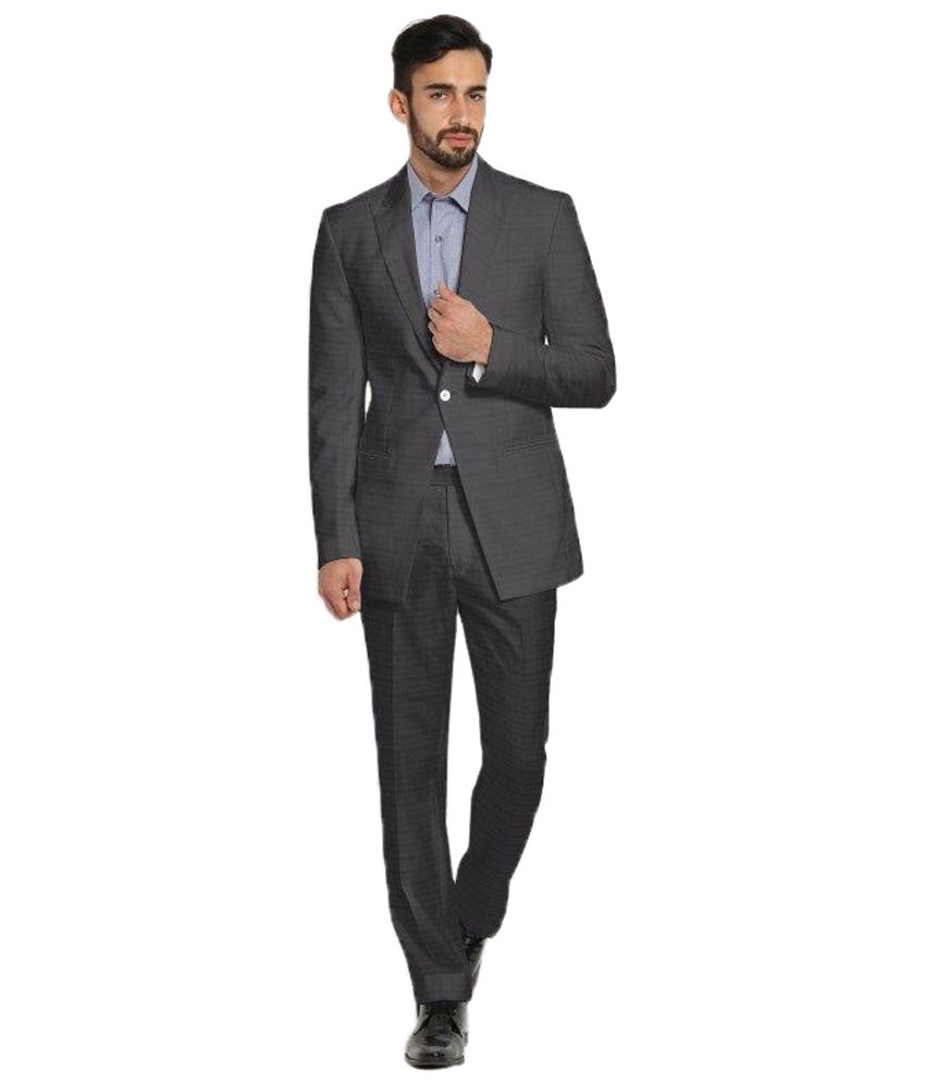 raymond dark grey suit