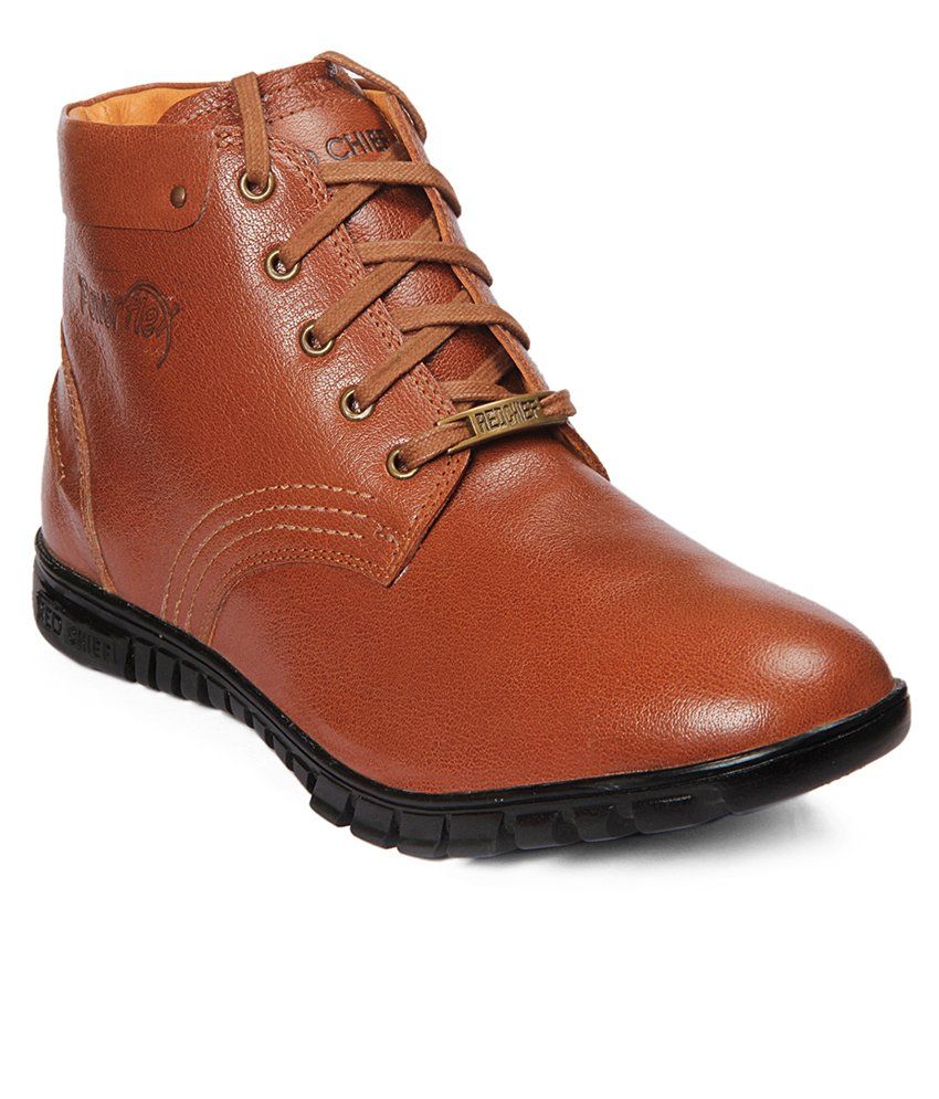 red chief tan boots