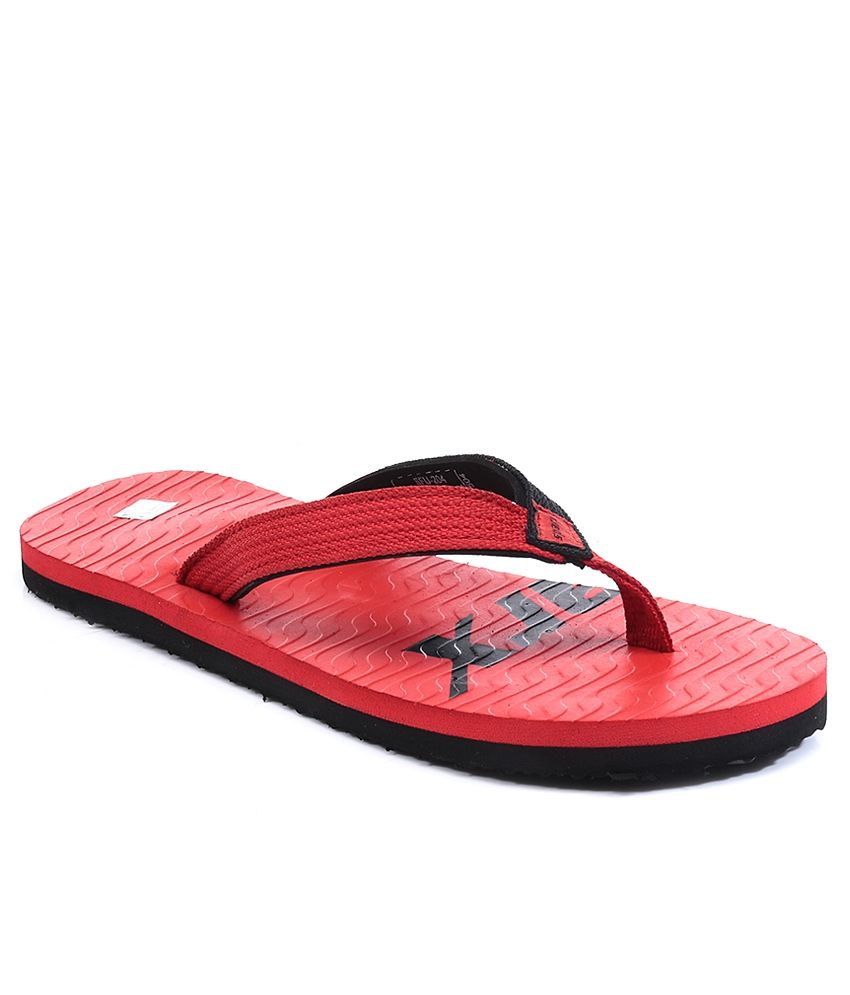 Sparx Red Men Flip Flops Price in India- Buy Sparx Red Men Flip Flops Online at Snapdeal