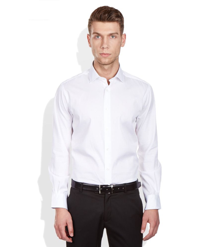 T.M.Lewin White Slim Fit Shirt - Buy T.M.Lewin White Slim Fit Shirt ...